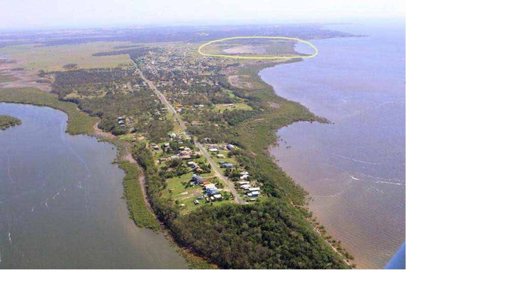 The location of the Turtle Cove Retirement Village at River Heads is circled in yellow in the design concept plans. The location of the Turtle Cove Retirement Village at River Heads is circled in yellow in the design concept plans.
